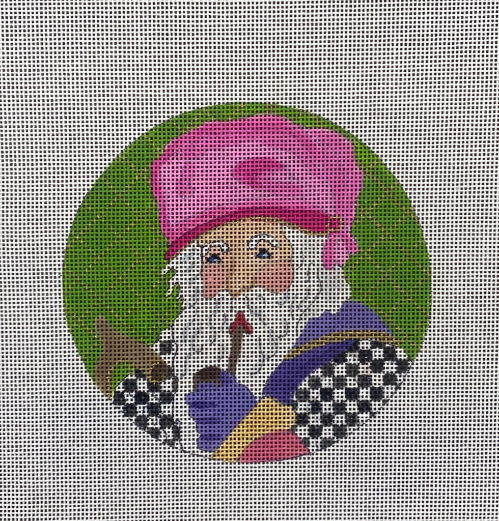 Ann Hanson Checkered Santa Series*