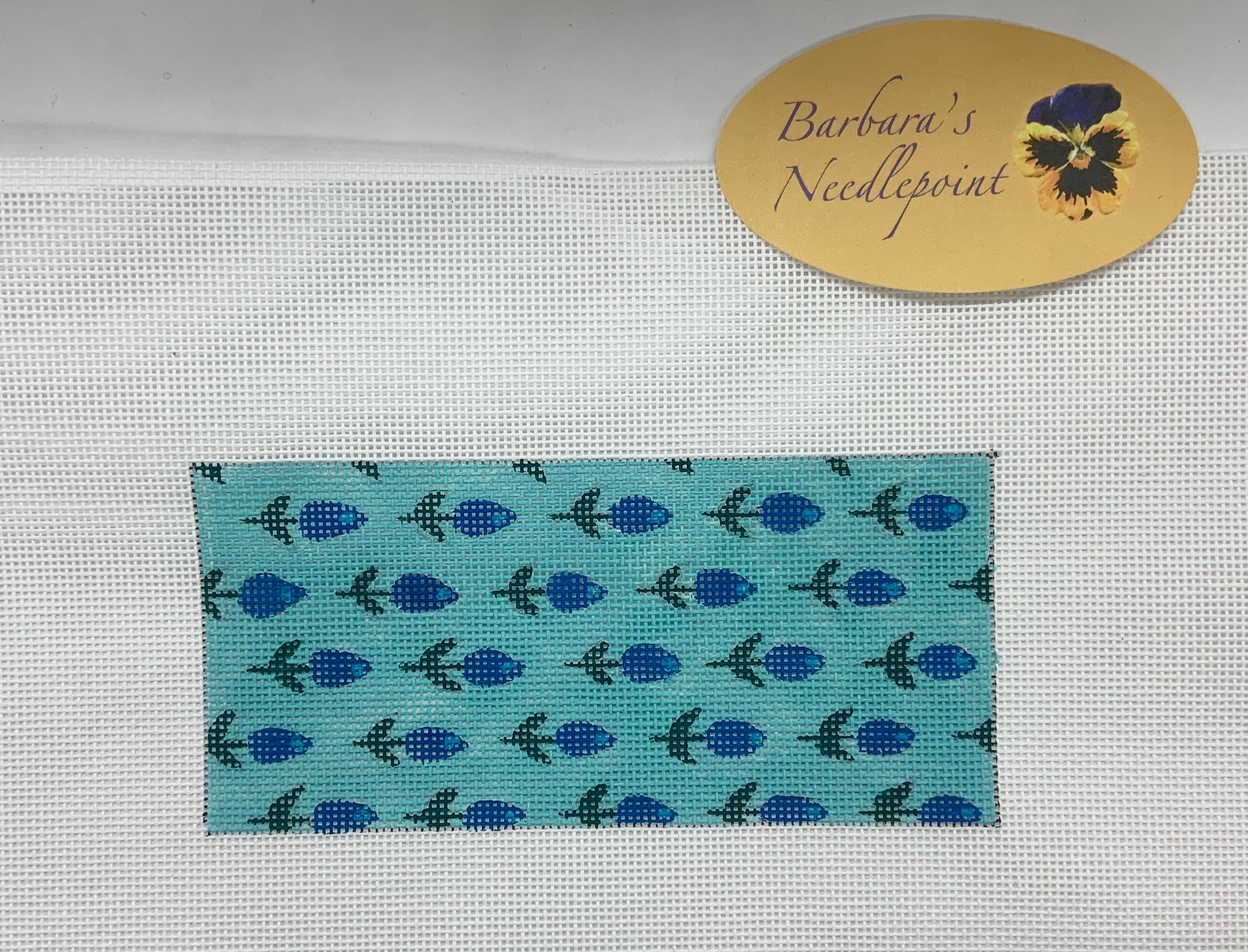 Barbara's Needlepoint Clutch Wallet Insert*