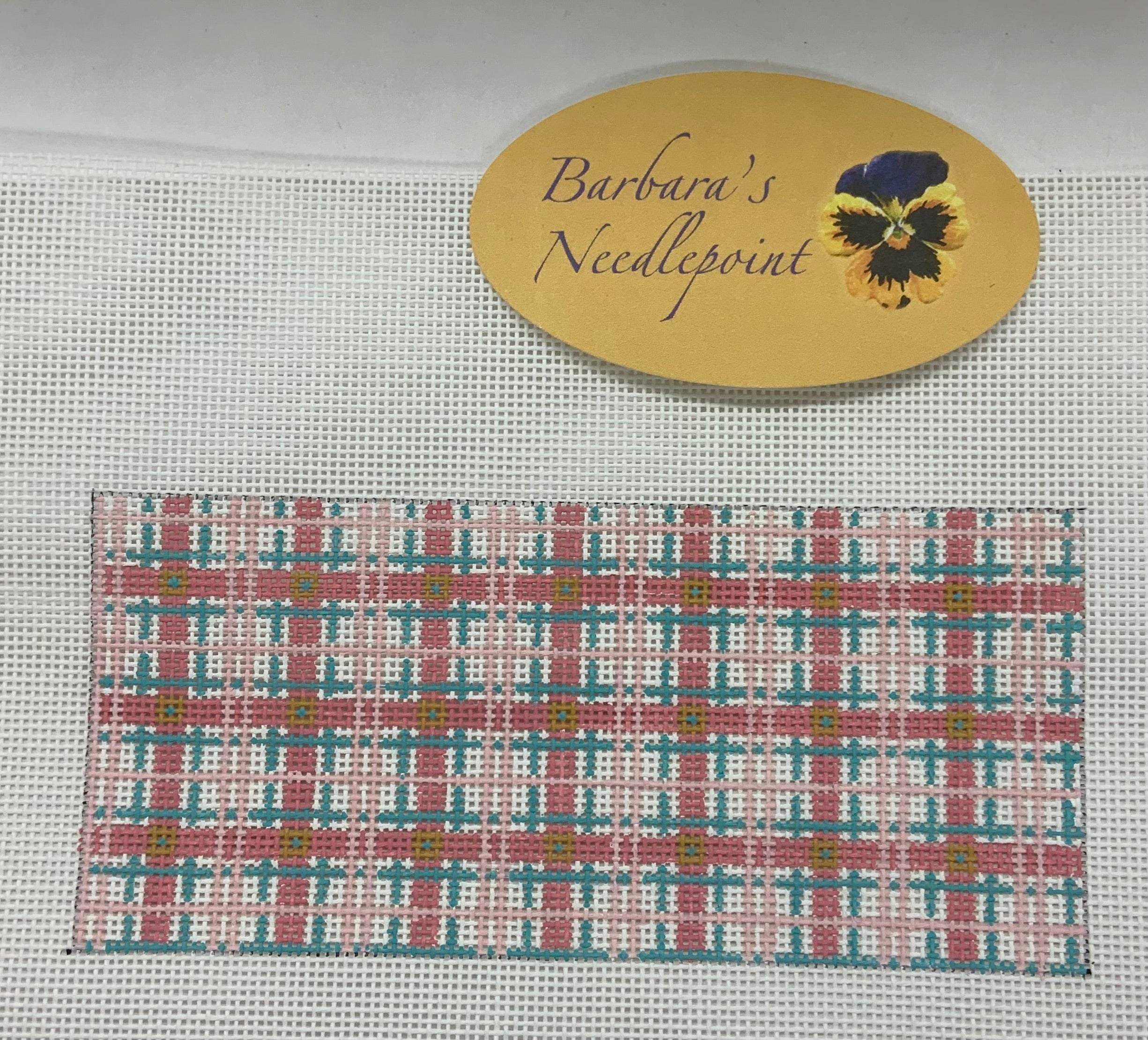 Barbara's Needlepoint Clutch Wallet Insert*