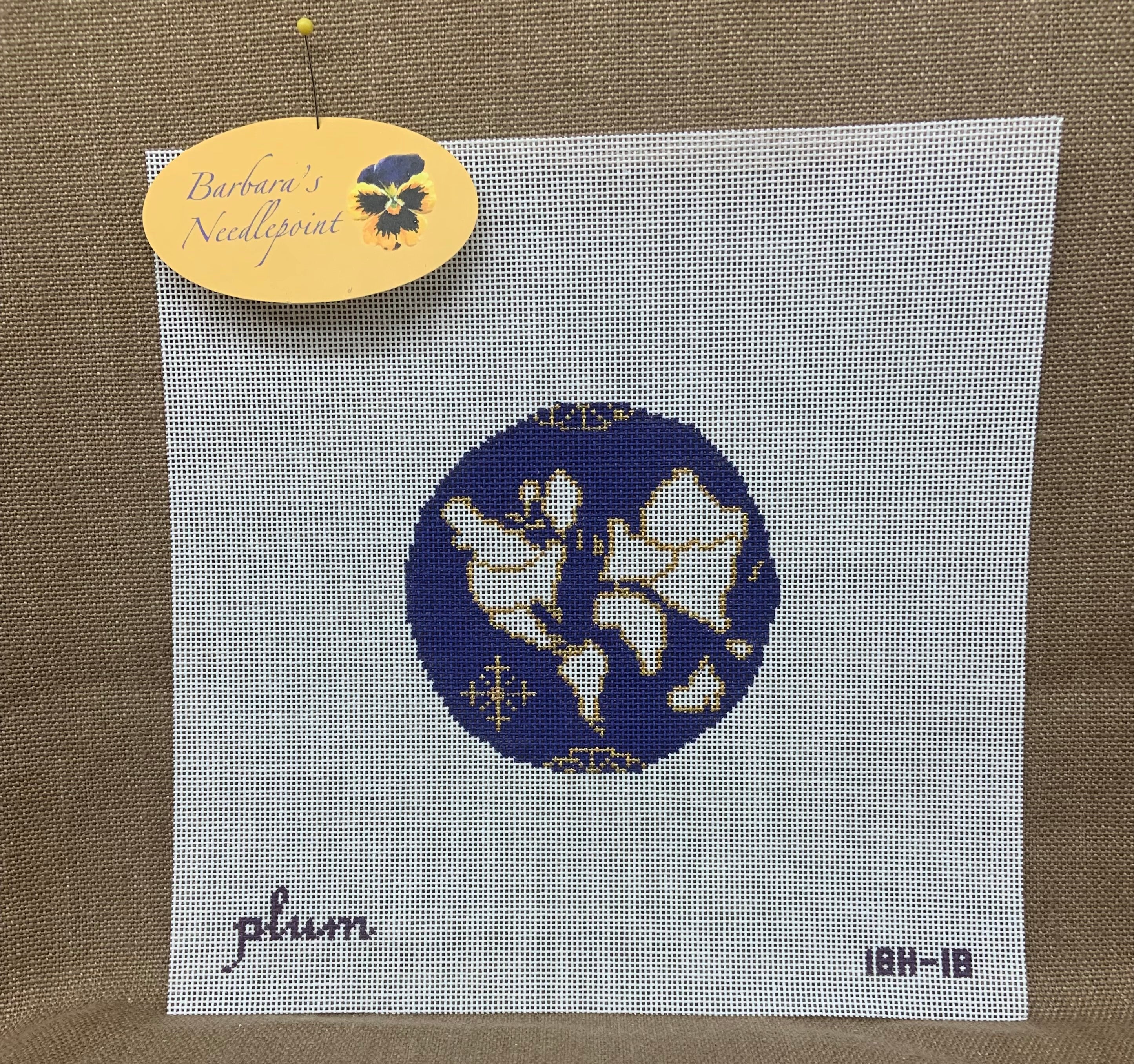 Plum Stitchery Atlas 4" Round