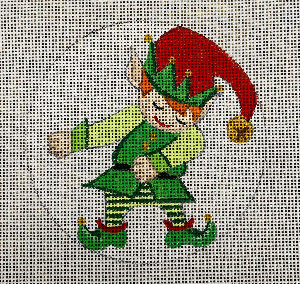 George the Elf – Barbara's Needlepoint