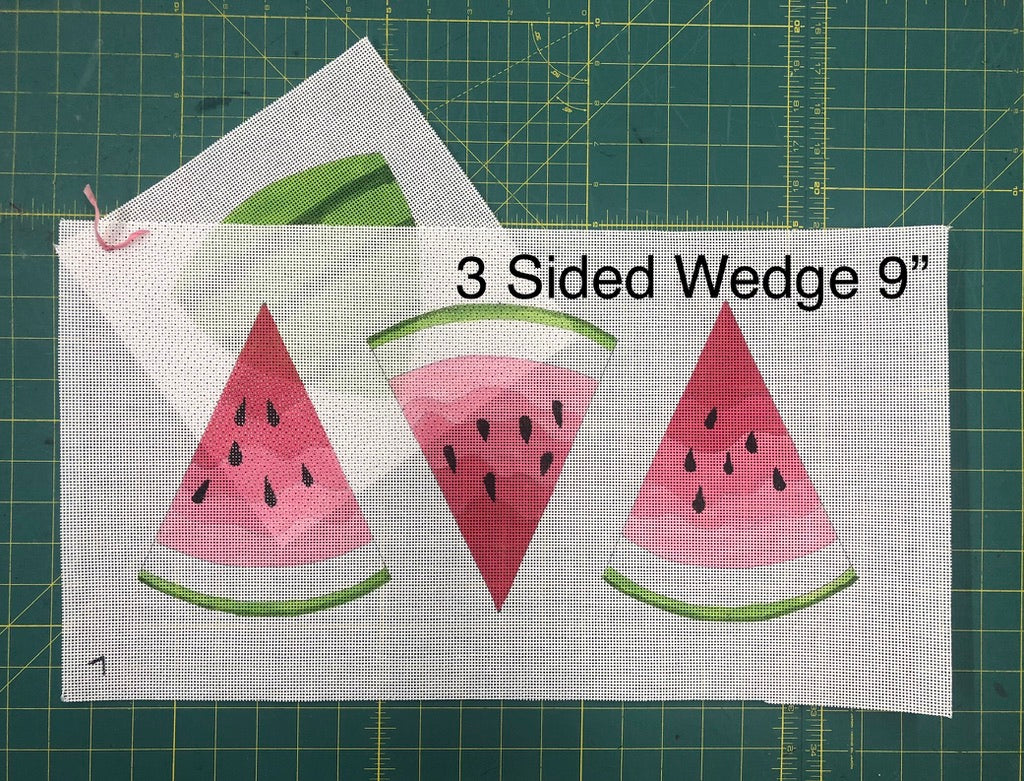 Ann Hanson Watermelon Three Sided Wedge #7