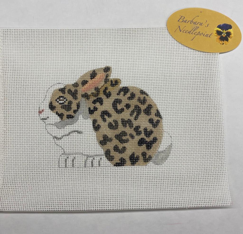 Leopard/White Bunny